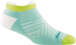 Darn Tough Women's Coolmax No-Show Ultra-Light Cushion Running Sock (1052) -Run Gear Shop 1052 Aqua