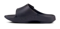 Oofos Unisex OOahh Sport Flex Sandal -Run Gear Shop 1550BLKMATTE shot4 932x680 c98ead65 4843 4aa2 bc15 3ae0971dd992