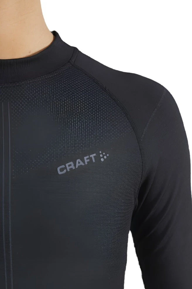 Craft Women's Active Intensity Crewneck Baselayer - Black/Asphalt (1907937-999995) 7 Craft Women's Active Intensity Crewneck Baselayer - Black/Asphalt (1907937-999995) - Image 5