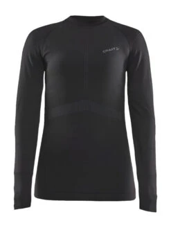Craft Women's Active Intensity Crewneck Baselayer - Black/Asphalt (1907937-999995) 12 Craft Women's Active Intensity Crewneck Baselayer - Black/Asphalt (1907937-999995) -Run Gear Shop 1907937 999995 Active Intensity CN LS F Preview