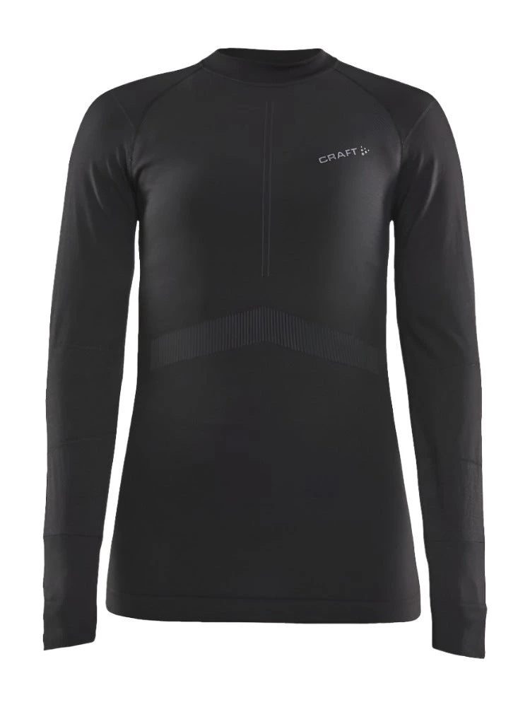 Craft Women's Active Intensity Crewneck Baselayer - Black/Asphalt (1907937-999995) 6 Craft Women's Active Intensity Crewneck Baselayer - Black/Asphalt (1907937-999995) - Image 4