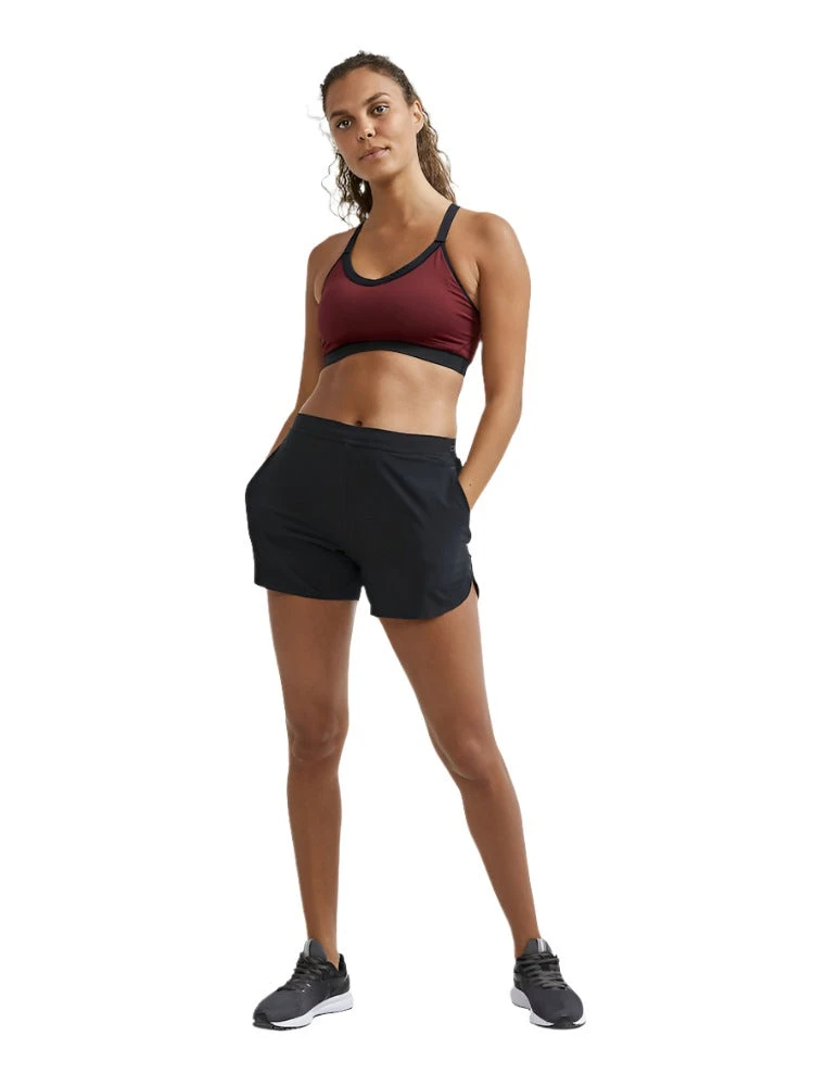 Craft Women's Advance Essence 5" Stretch Short - Black (1910759-999000) 6 Craft Women's Advance Essence 5" Stretch Short - Black (1910759-999000) - Image 4