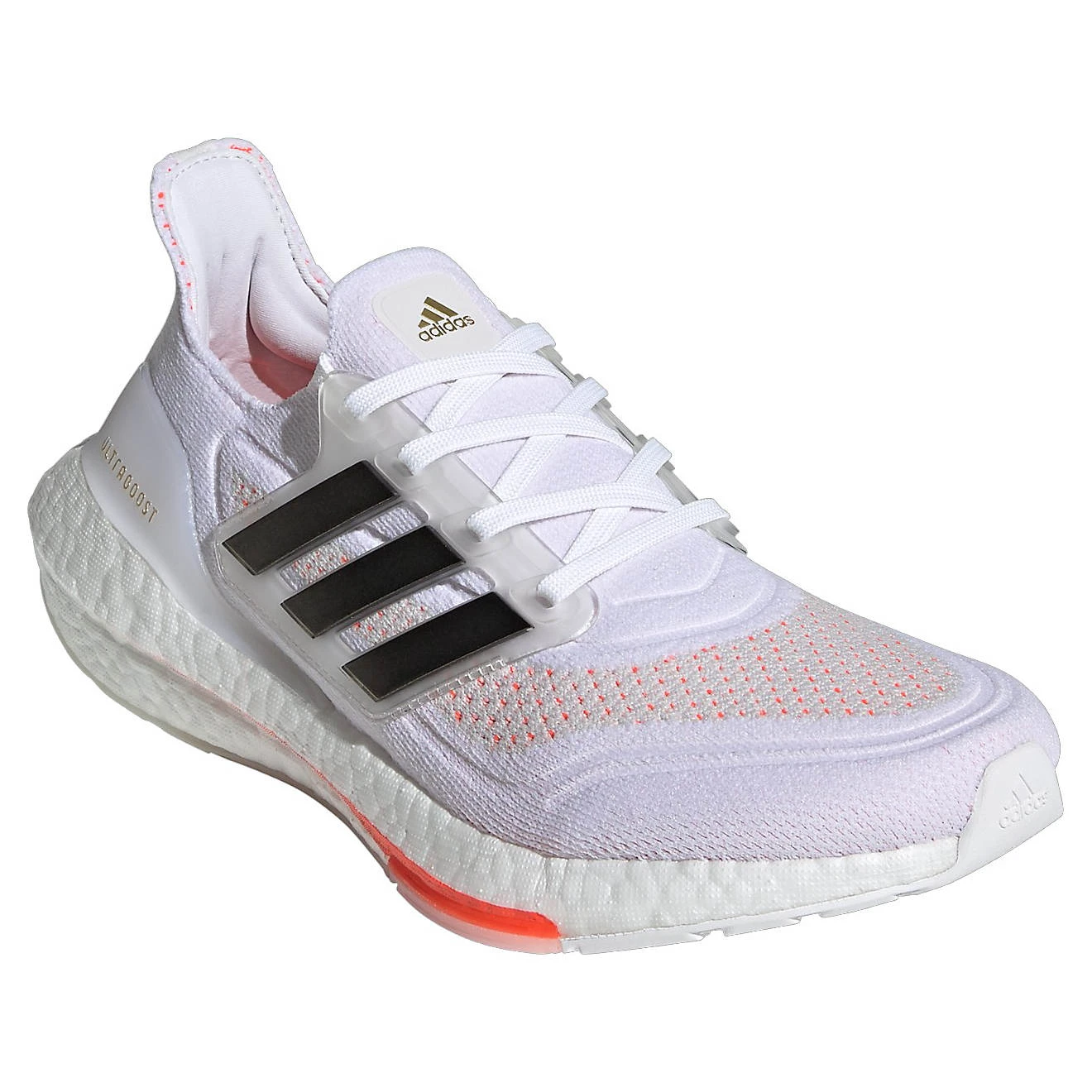 Adidas Women's UltraBoost 21 - White/Black/Solar Red (S23840) 7 Adidas Women's UltraBoost 21 - White/Black/Solar Red (S23840) - Image 5