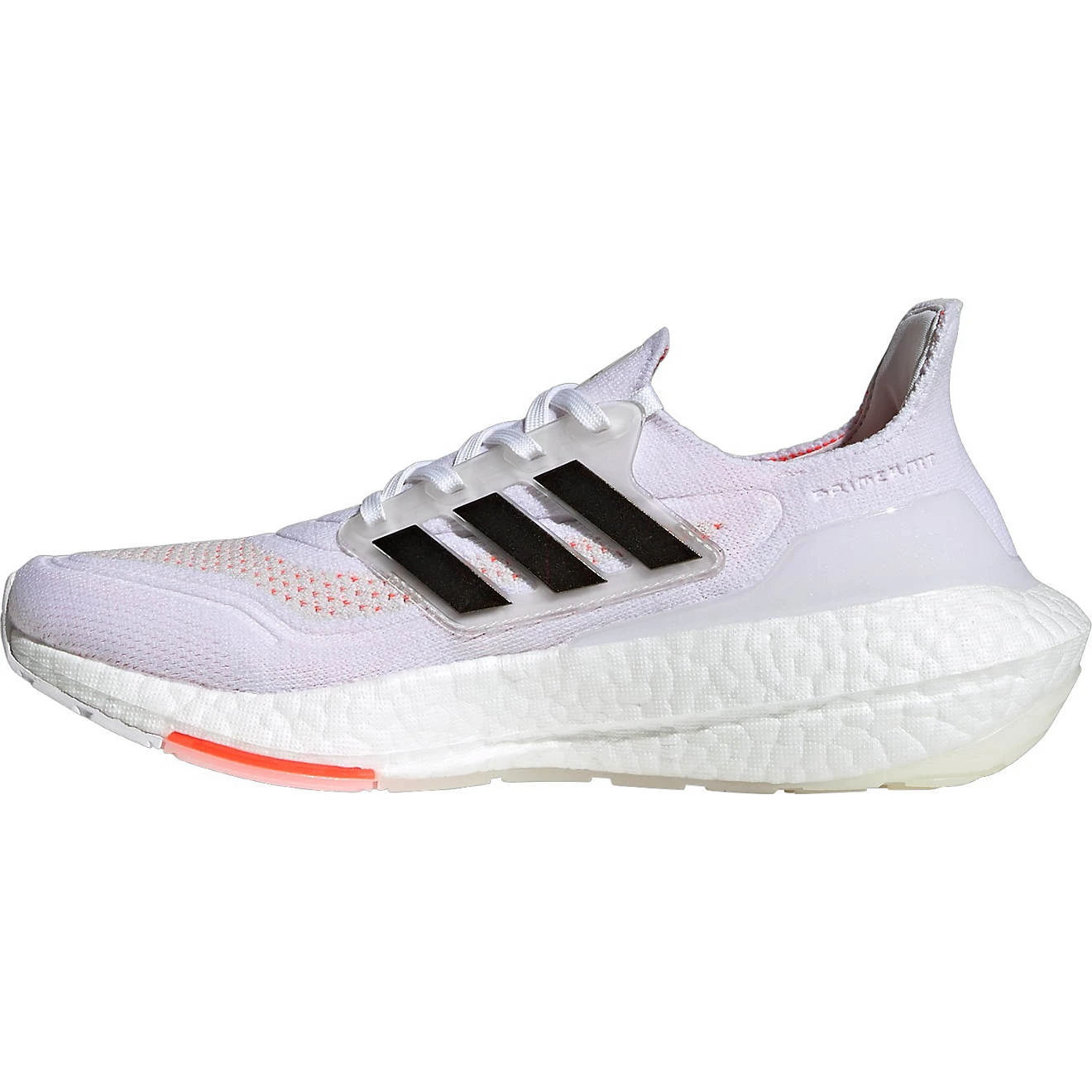 Adidas Women's UltraBoost 21 - White/Black/Solar Red (S23840) 4 Adidas Women's UltraBoost 21 - White/Black/Solar Red (S23840) - Image 2