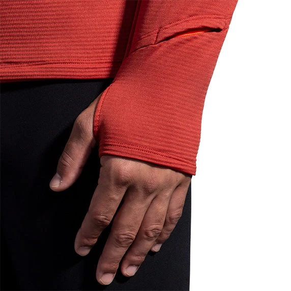 Brooks Men's Notch Thermal Hoodie - Copper/Heather Dark Copper (211402682) 7 Brooks Men's Notch Thermal Hoodie - Copper/Heather Dark Copper (211402682) - Image 5