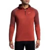 Brooks Men's Notch Thermal Hoodie - Copper/Heather Dark Copper (211402682)