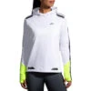 Brooks Women's Run Visible Thermal Hoodie - White/Asphalt/Nightlife (221559134) -Run Gear Shop 221559 134 MF Run Visible Thermal Hoodie