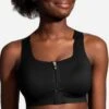 Brooks Women's Dare Zip Run Sports Bra - Black (350075001) -Run Gear Shop 350075 001 mf Dare Zip bc3445bc 2283 4feb 8405 27e025bf9d6c