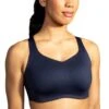 Brooks Women's Dare Underwire Run Bra - Navy (350078451) 2 Brooks Women's Dare Underwire Run Bra - Navy (350078451) -Run Gear Shop 350078 451 MF Dare Underwire Run Bra