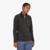 Patagonia Women's R1 Air Zip Neck (40250) -Run Gear Shop 40250 BLK CG1