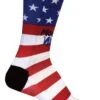 Brooks Pacesetter Freedom Run Crew Sock - Red/White/Blue (741496903) -Run Gear Shop 741496 903 m PacesetterCrewLetFreedomRun