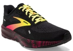 Brooks Men's Launch 9 -Run Gear Shop BrooksMensLaunch9 Black Pink Yellow