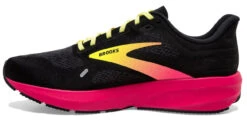 Brooks Men's Launch 9 -Run Gear Shop BrooksMensLaunch9 Black Pink Yellow 3