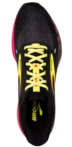 Brooks Men's Launch 9 -Run Gear Shop BrooksMensLaunch9 Black Pink Yellow 4