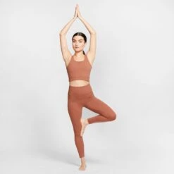 Nike Women's Yoga Luxe 7/8 Tights - Red Bark/Terra Blush (CJ4203-275) 15 Nike Women's Yoga Luxe 7/8 Tights - Red Bark/Terra Blush (CJ4203-275) -Run Gear Shop CJ4203 275 PHSYM004