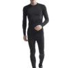 Craft Men's Active Intensity Crewneck Baselayer - Black/Asphalt (1907933-999995) -Run Gear Shop CraftMensCrewneckBaselayerBlack