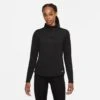 Nike Women's Therma-Fit One Long-Sleeve 1/2 Zip Top (Plus Sizes) - Black (DN2239-010) -Run Gear Shop DN2239 010 PHSFM001 JPG HEI 875 WID 875