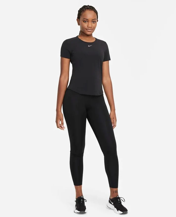 Women's Nike Dri Fit One Luxe Short Sleeve - Black (DD0618-010) 4 Women's Nike Dri Fit One Luxe Short Sleeve - Black (DD0618-010) - Image 2