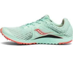 Saucony Women's Kilkenny XC 8 Spike - Mint/ViZi Coral (S19068-1) 9 Saucony Women's Kilkenny XC 8 Spike - Mint/ViZi Coral (S19068-1) -Run Gear Shop S19068 1 2