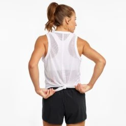 Saucony Women's Rerun Tank 17 Saucony Women's Rerun Tank -Run Gear Shop SAW800335 WH 3 1
