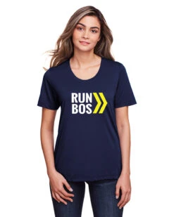 Women's RUN BOS Performance Short Sleeve Tee (TS-RUNBOS-CE111W) -Run Gear Shop ce111w mr z 81c48320 3735 4377 b569 232c27d83f2b