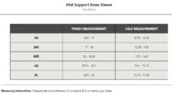 CEP Mid Support Knee Sleeve -Run Gear Shop cep knee sleeve measurement guide