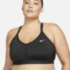 Nike Women's Dri-Fit Indy Sports Bra Plus Size -Run Gear Shop dri fit indy womens light support padded v neck sports bra plus size V9ZPw1