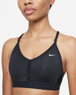 Nike Women's Dri-Fit Indy Sports Bra 12 Nike Women's Dri-Fit Indy Sports Bra -Run Gear Shop dri fit indy womens light support padded v neck sports bra tcglhV 1