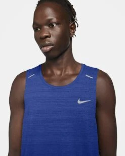 Nike Men's Dri-FIT Miler Tank - Game Royal (CU5982-480) -Run Gear Shop dri fit miler mens running tank hnP2xX 2
