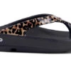 Oofos Women's OOlala Limited Sandal - Black/Leopard (1403) -Run Gear Shop ezgif.com gif maker 2022 09 26T095602.499