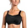 Brooks Women's Embody High Impact Sports Bra - Black (350067-001) -Run Gear Shop generateImage removebg