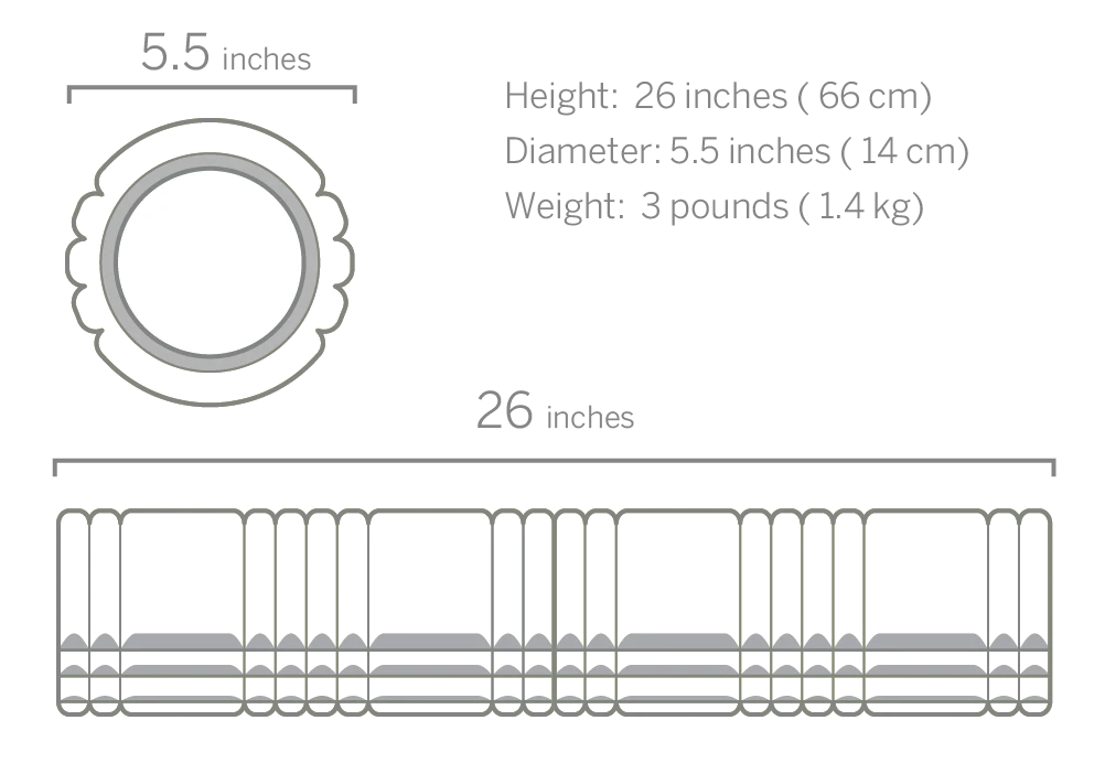 TriggerPoint Grid 2.0 Foam Roller 8 TriggerPoint Grid 2.0 Foam Roller - Image 6