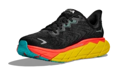HOKA Men's Arahi 6 11 HOKA Men's Arahi 6 -Run Gear Shop hoka mens arahi 6 running shoe black red yellow 1