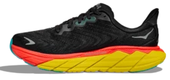 HOKA Men's Arahi 6 12 HOKA Men's Arahi 6 -Run Gear Shop hoka mens arahi 6 running shoe black red yellow