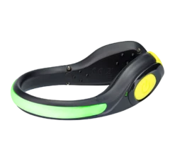 Nathan LightSpur RX LED Foot Light - Black/Safety Yellow (5089NBSY) -Run Gear Shop ns5089 0028 00.green