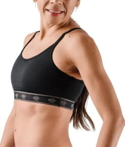 Rabbit Strappy Pocket Bra -Run Gear Shop rabbit womens strappy pocket bra black