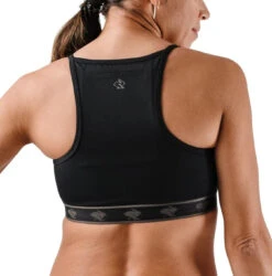 Rabbit Strappy Pocket Bra -Run Gear Shop rabbit womens strappy pocket bra black 1
