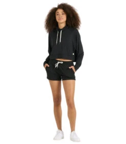 Vuori Women's Halo Performance Short -Run Gear Shop vuori womens halo performance black heather 5